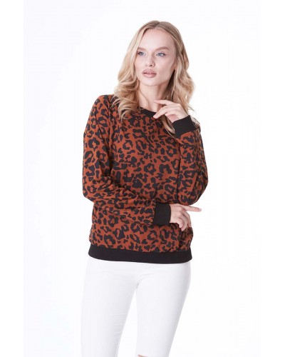 LEOPAR DESENLİ SWEAT